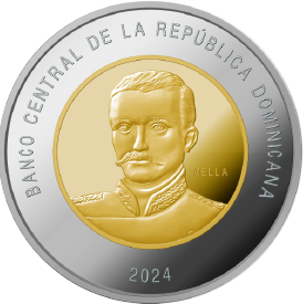 Moneda RD$10 anverso