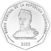 Moneda RD$25 anverso