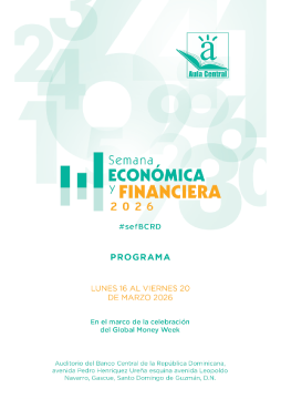 Programa sefBCRD2026